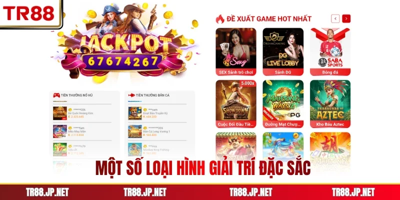 Một số loại hình giải trí đặc sắc